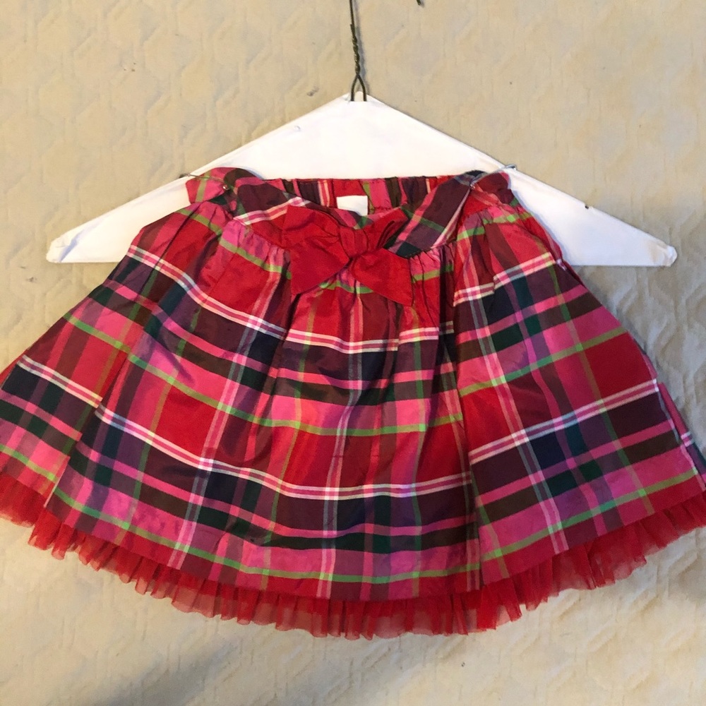 Girls plaid skirt